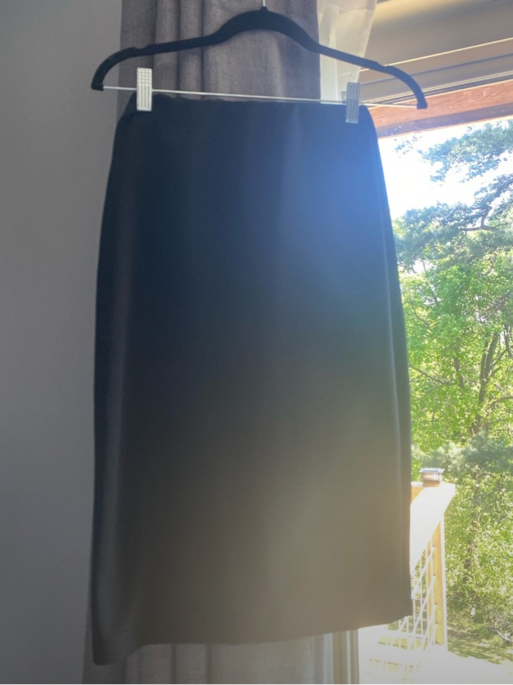 Jade McKenzie Classic Black Pencil Skirt
